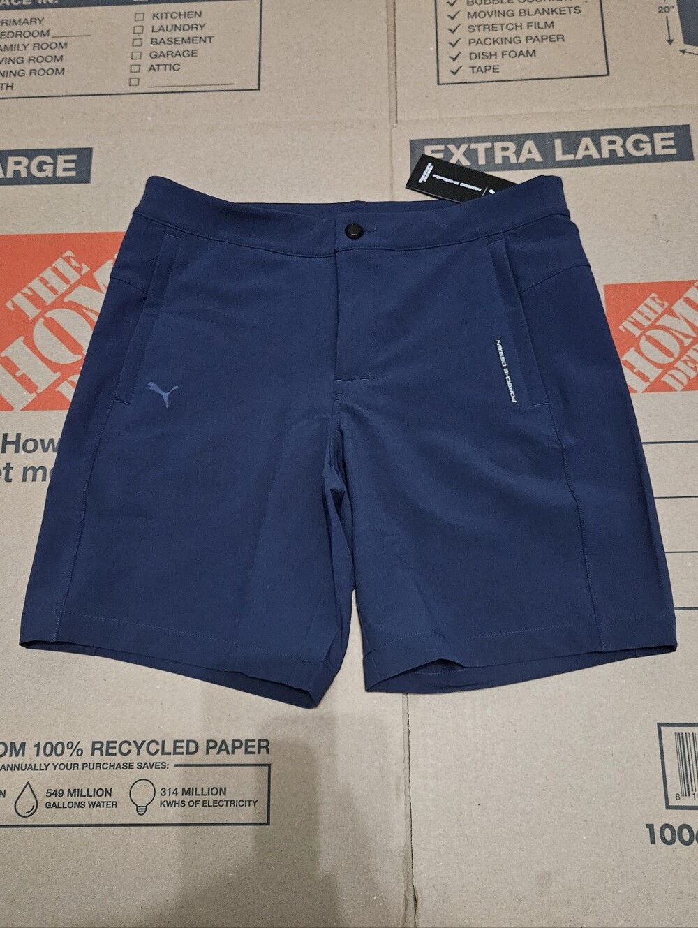 Puma Porsche Design Navy Club Golf Shorts